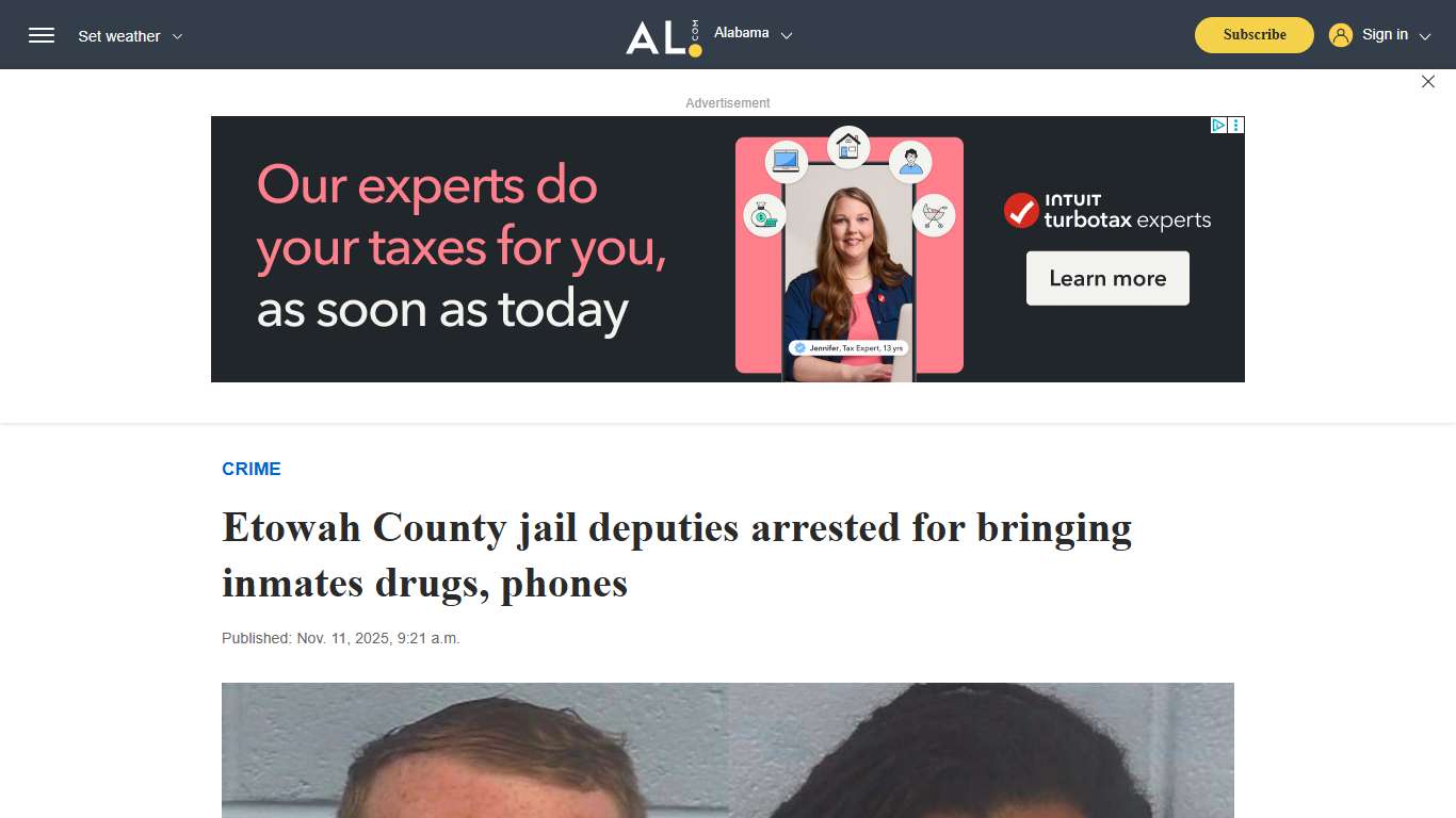 Etowah County jail deputies arrested for bringing inmates drugs, phones - al.com